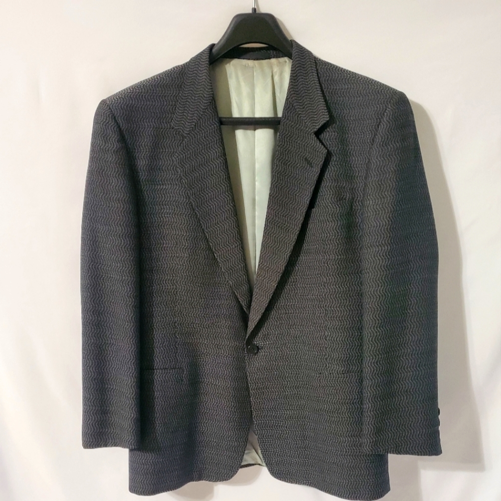 Jhane Barnes Mens 100%Wool Sports Coat.  Pristine!  Size: See Measurements